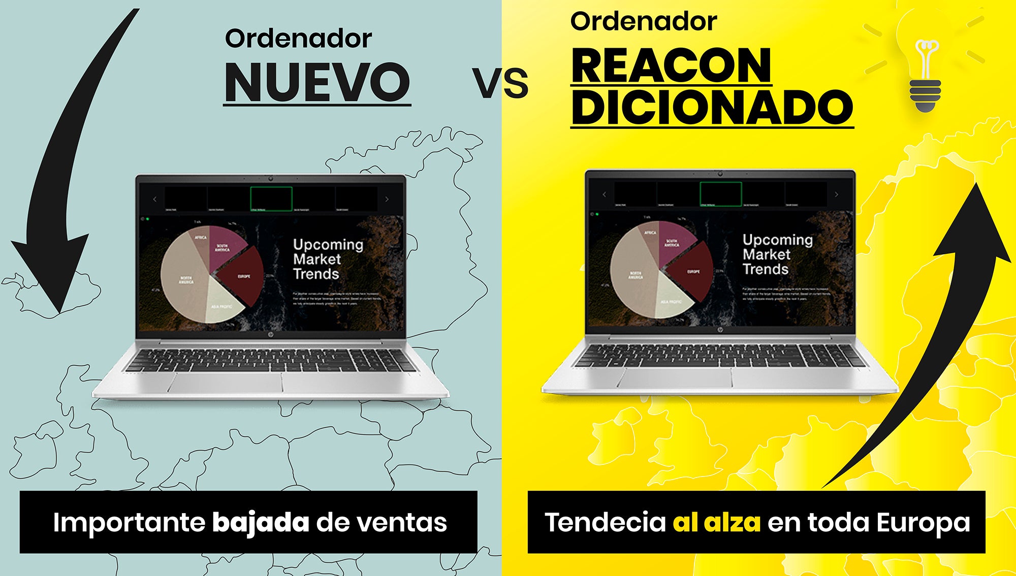 El reacondicionado triunfa sobre el nuevo.