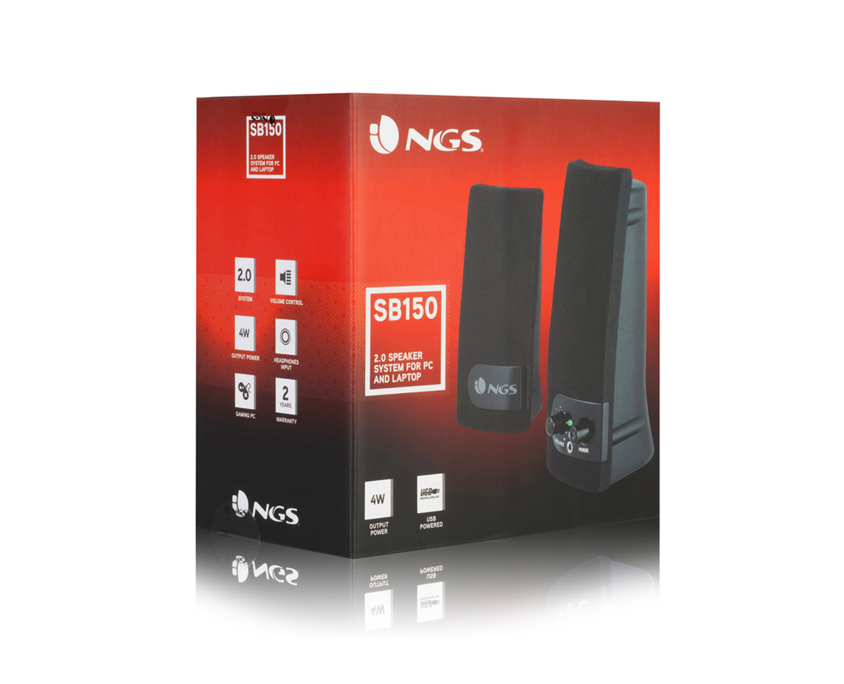 Altavoces NGS Soundband 150 / 4W / 2.0 ¡Nuevos!