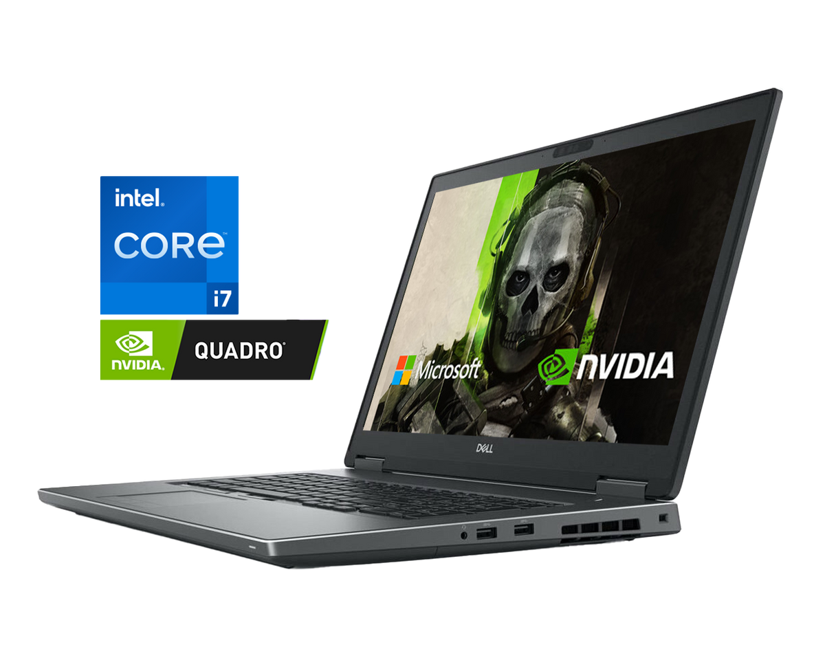 Dell Precision 7740 / Core i7 9850h 2,6ghz / 32Gb ram / 512Gb ssd / Nvidia Quadro RTX 3000 4G / 17" FullHD / Win 11 Pro / ¡Liquidación!