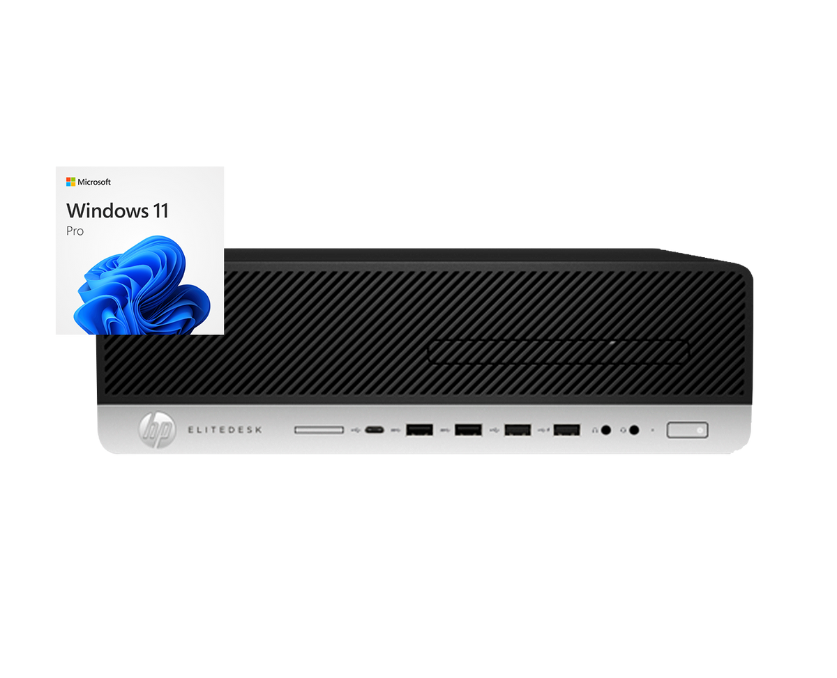 HP Elitedesk 800 G5 / Core i3 9100 3,6ghz / 8Gb ram / 500Gb / Win 11 Pro / ¡Liquidación!