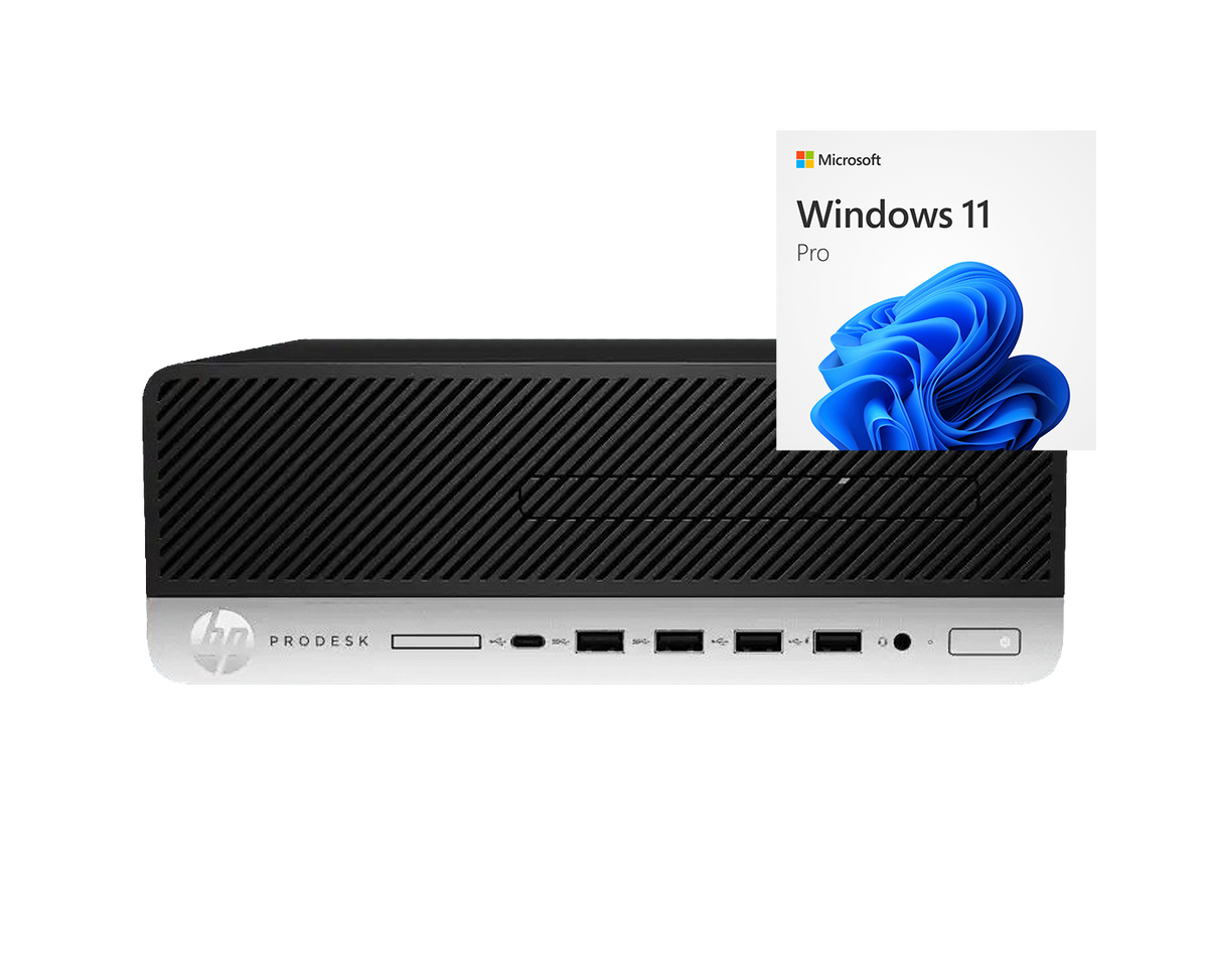 HP Prodesk 600 G4 / P. Gold G5400 3,7ghz / 8Gb ram / 500Gb / Win 11 Pro / ¡Liquidación!