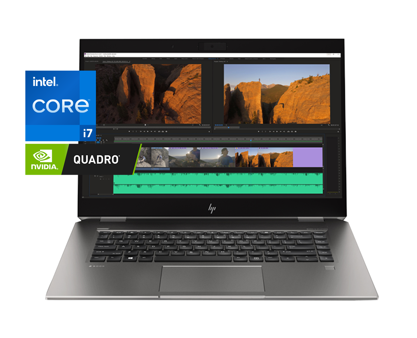 Of. Móvil HP Zbook 15 G5 + Z23n G2 / Core i7 8850h 2,6ghz / 16Gb ram / 512Gb ssd m.2 nvme / Nvidia Quadro P1000 4Gb / 15" FullHd / Monitor Externo 23" FullHD / Dock 230W / Win 11 Pro ¡Liquidación!