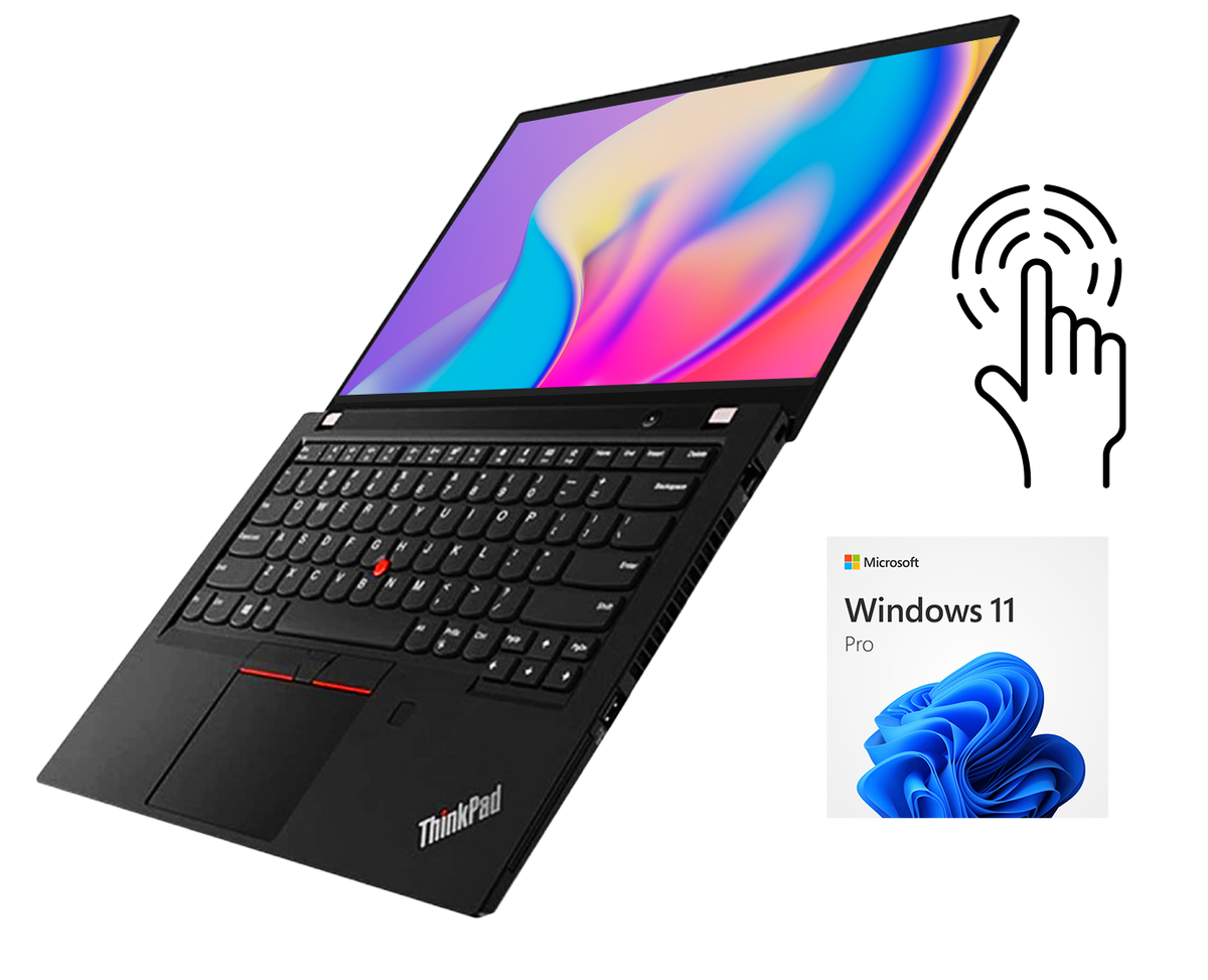 Lenovo Thinkpad T490S ¡TÁCTIL! / Core i5 8365u 1,6ghz / 16Gb ram / 256Gb ssd / 14"FullHd Táctil / Win 11 Pro / ¡Liquidación!