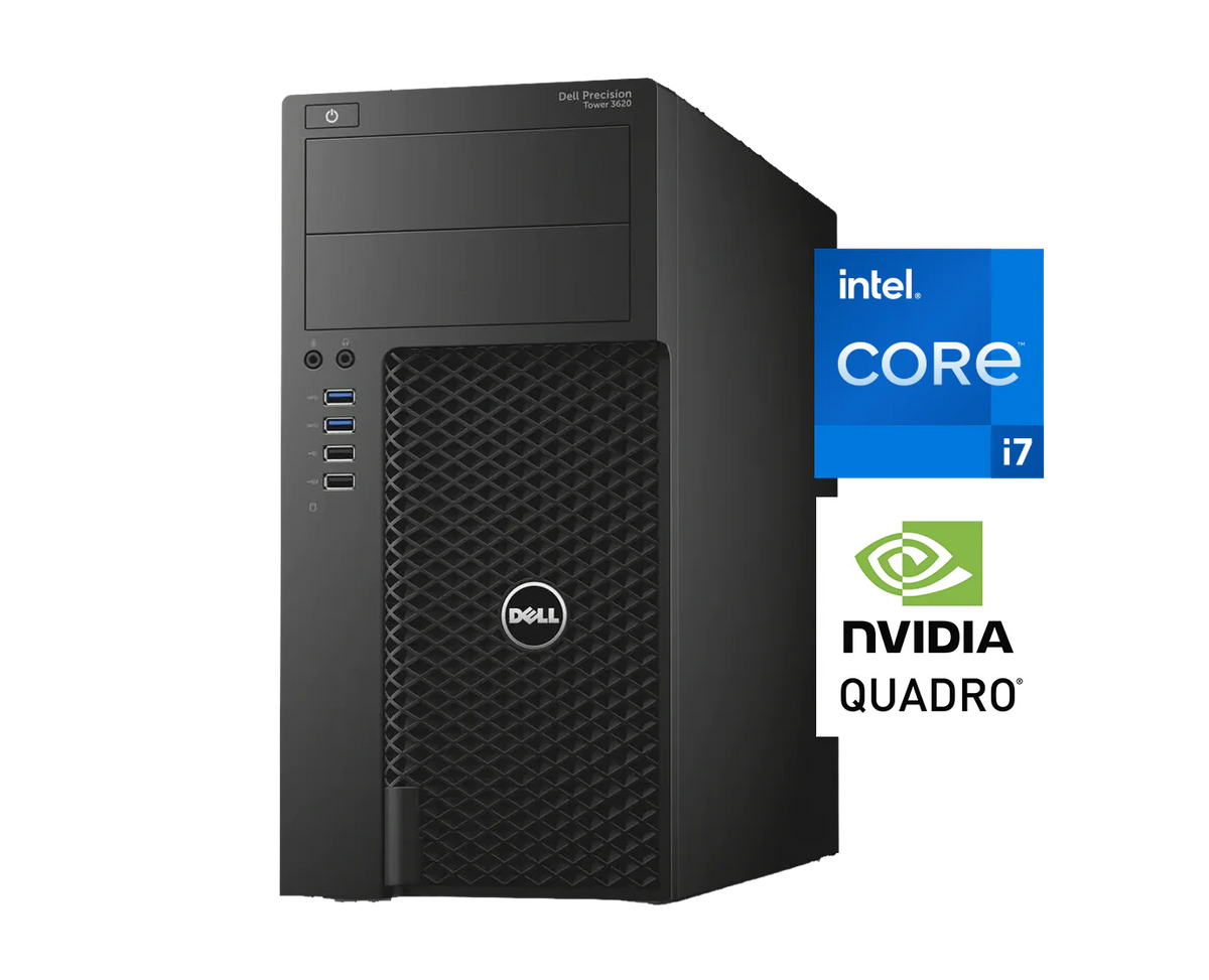 Dell Precision T3620 / Core i7 7700k 3,5ghz / 16Gb ram / 512Gb ssd / Nvidia Quadro P2000 5Gb / Win 10 Pro / ¡Liquidación!