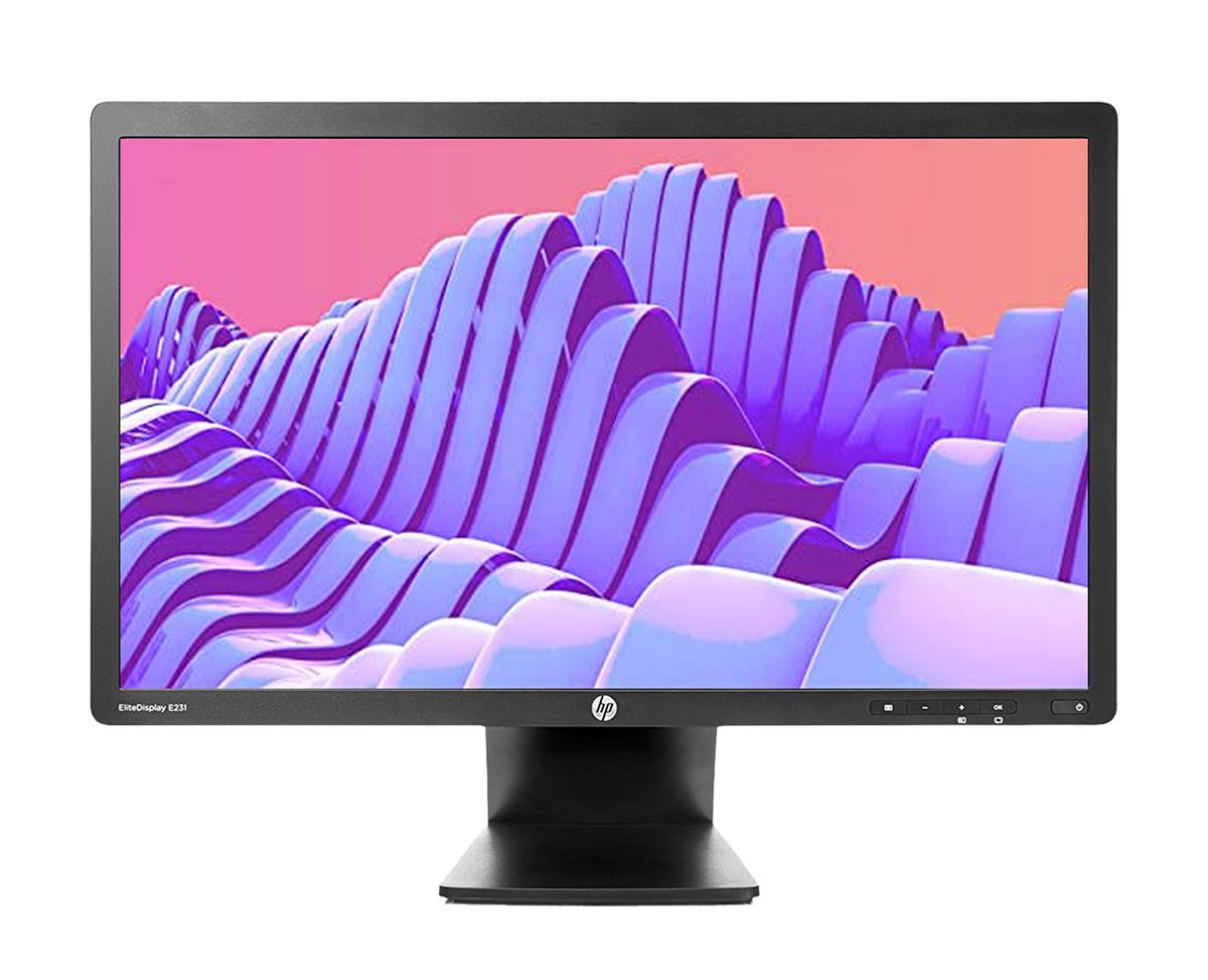 HP EliteDisplay E231 23” FHD, DisplayPort, Regulable en altura, ¡Ex‑demo!