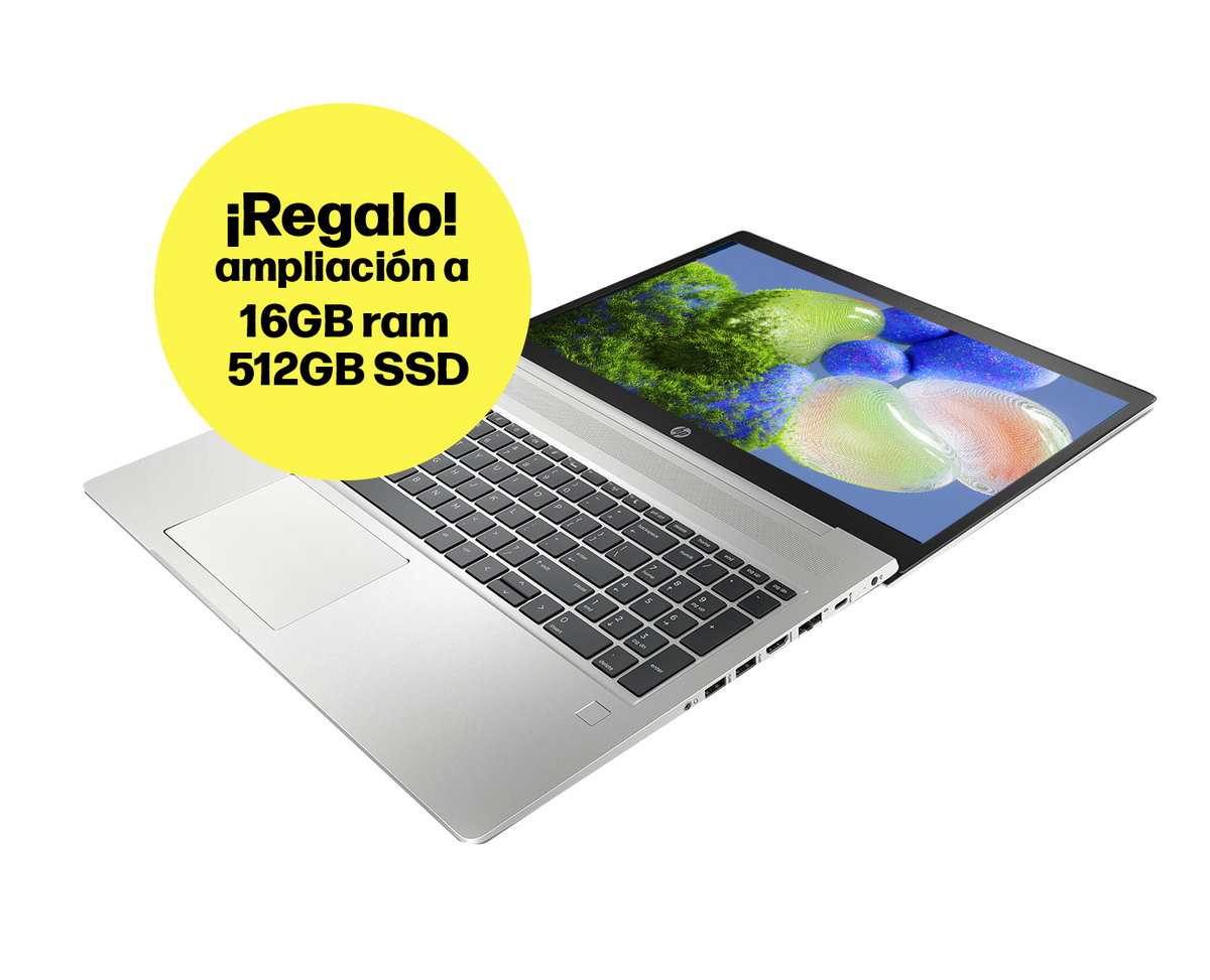 Hp Probook 440 G7 / Core I7 10510u 1,8ghz / ¡REGALO ampliación a 16GB RAM y 512GB SSD! / 14" FullHD / Win 10 Pro ¡Ex-demo!