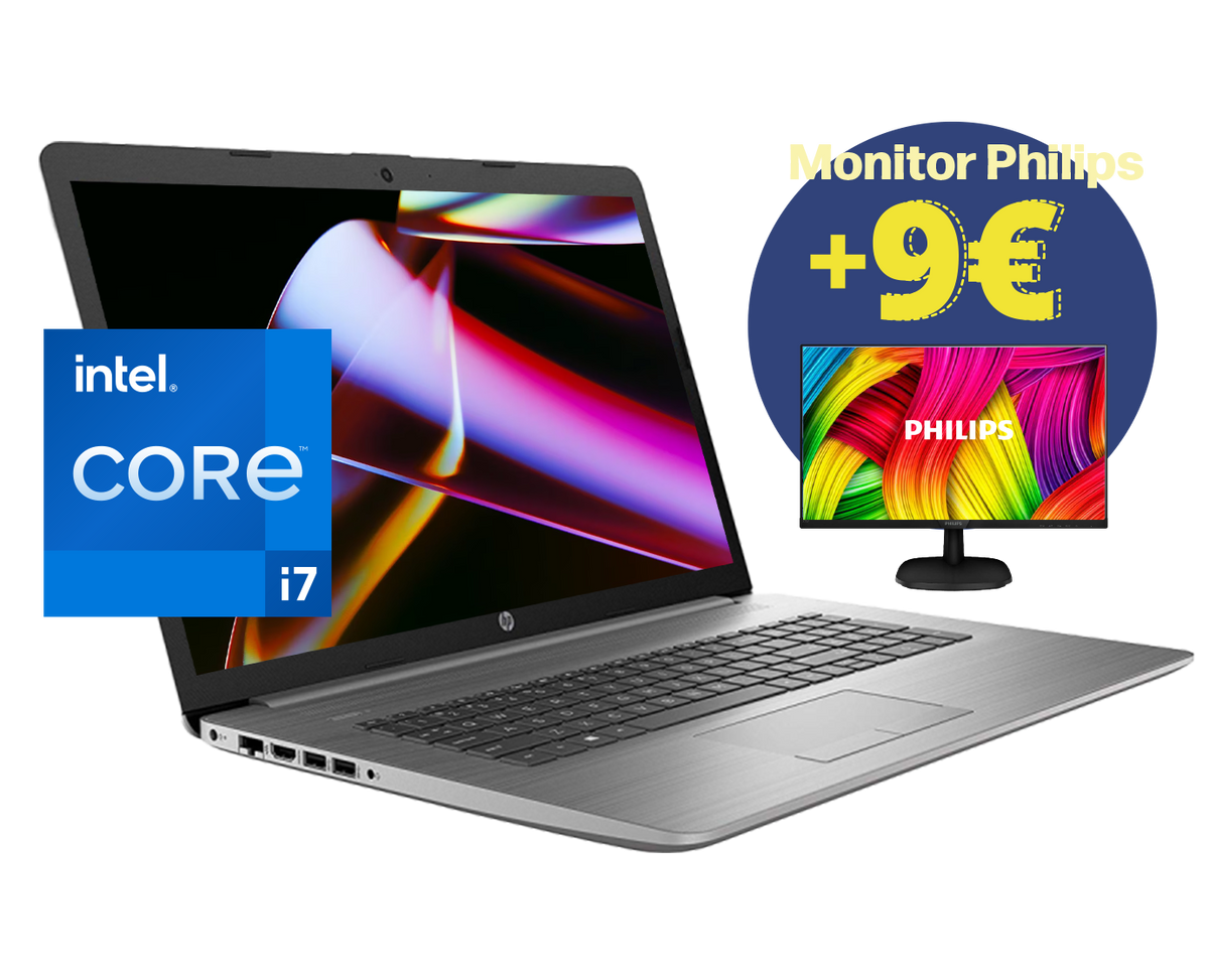 Hp Probook 470 G7 / Core I7 10510u 1,8ghz / 16Gb ram / 512Gb ssd m.2 / 17" FullHD / Usb 3.1 / Amd Radeon 530 2Gb / Win 10 Pro ¡Liquidación!