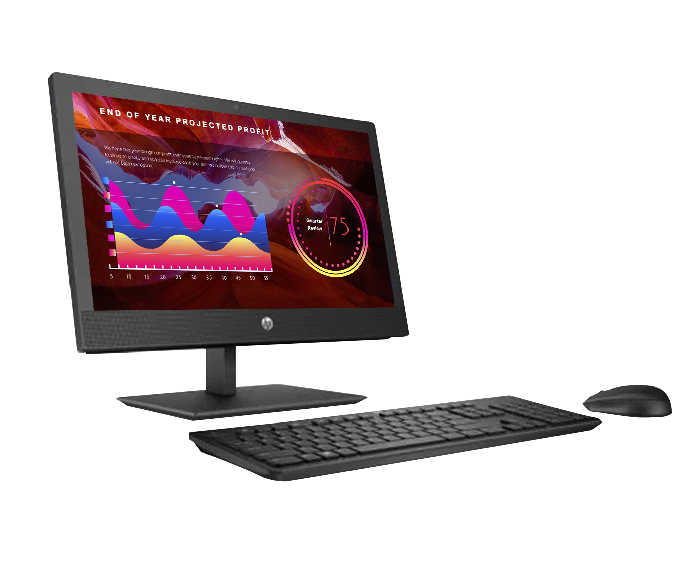 Hp Proone 400 G4 AIO / Core I3 8100t 3,1 / 16Gb ram / 128Gb ssd + 500Gb / 20" HD+ / Wifi / Win 10 Pro ¡Ex-demo!