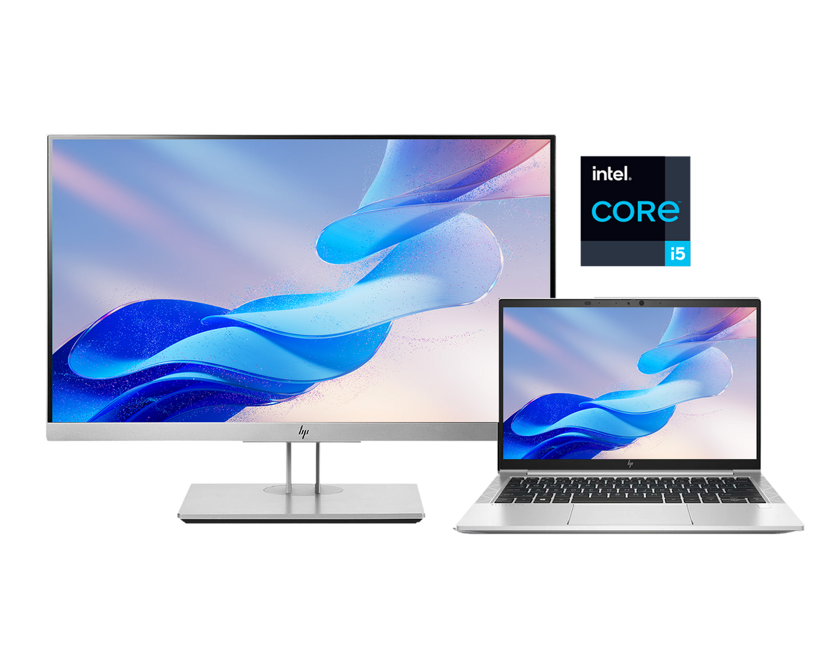 Of. Móvil HP Elitebook 830 G7 + Z23n G2 / Core i5 10310u 1,7ghz / 16Gb ram / 256Gb ssd m.2 / 13" FullHd / Win 11 Pro ¡Liquidación!