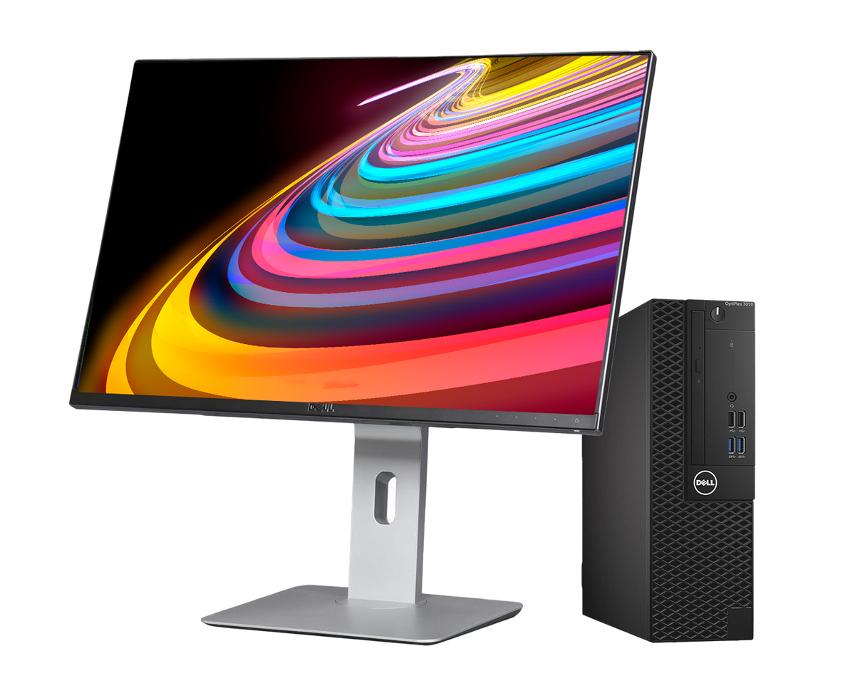 Pack Dell Optiplex 3050 + U2415 / Core i5 6400 2,7ghz / 8Gb ram / 256b ssd / 24" superior a FullHD / Win 10 Pro ¡Liquidacion!