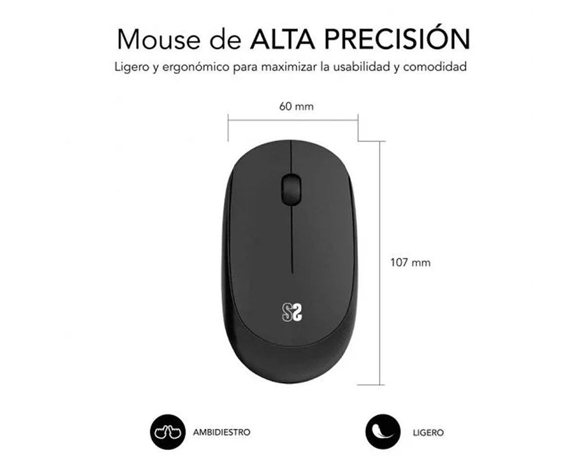 Ratón inalámbrico Subblim Business Plus Silencioso ¡Nuevo!