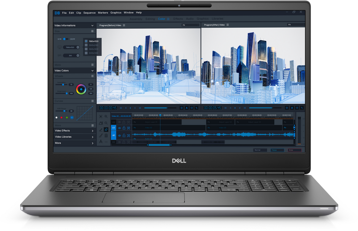 Dell Precision 7750 / Core i7 10850h 2,7Ghz / 32Gb ram / 512Gb ssd / 17"FullHd / Nvidia Quadro RTX 3000 4GB / Win 11 Pro / ¡Liquidación!