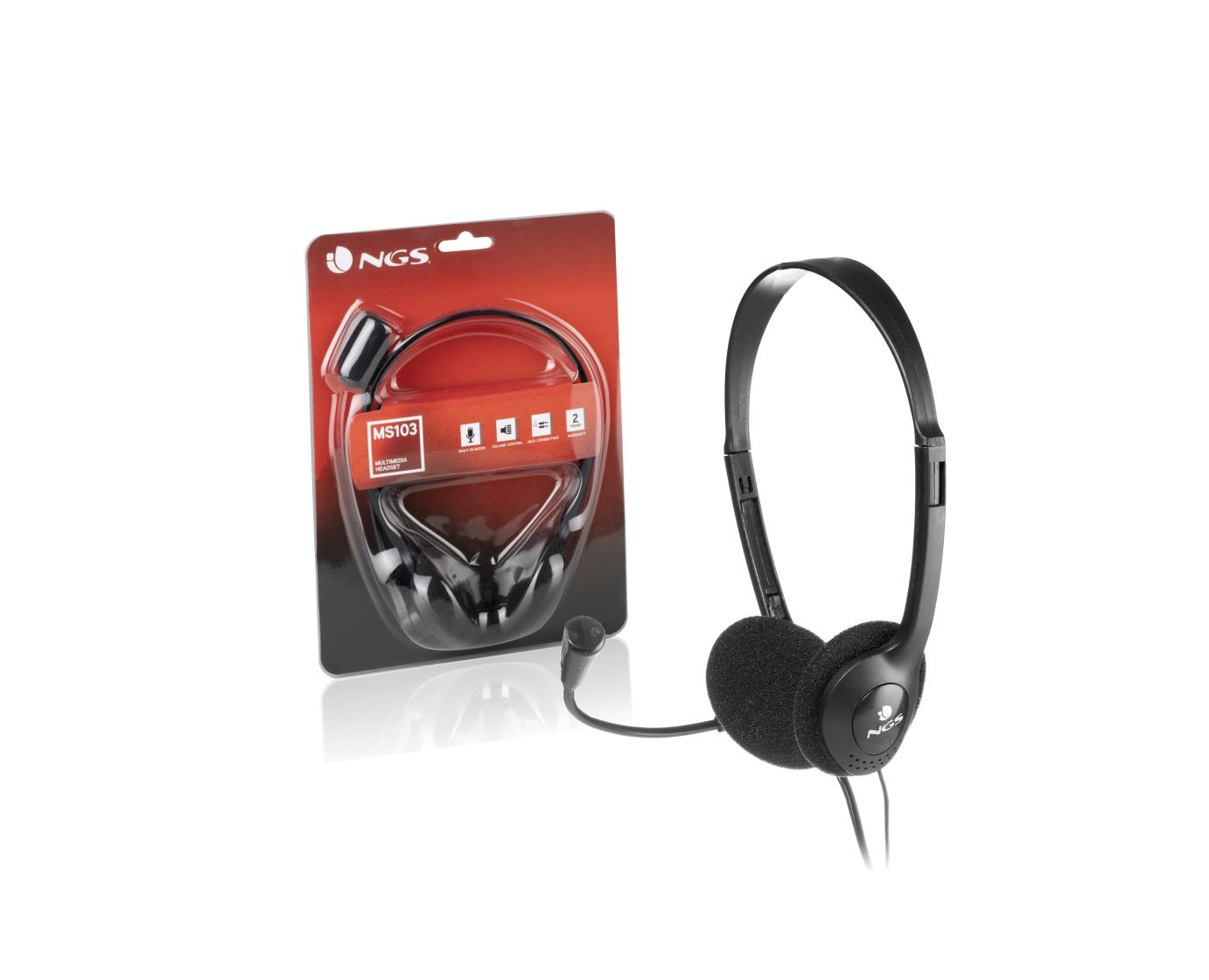 AURICULARES CON MICRÓFONO NGS MS103 ¡NUEVO!