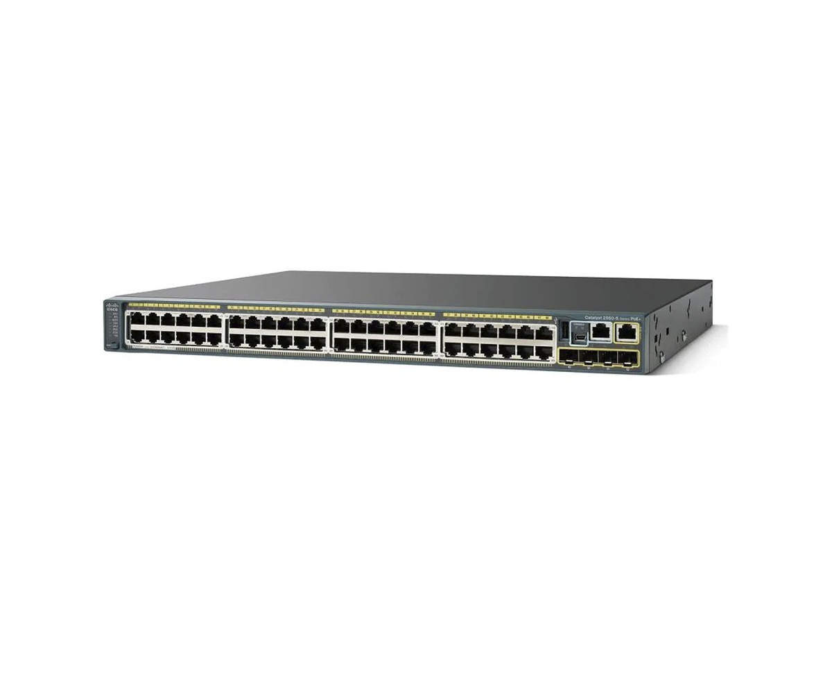 Cisco Catalyst 2960-S POE / Gigabit / 48 Puertos RJ-45 / Administrable ¡Ex-demo!