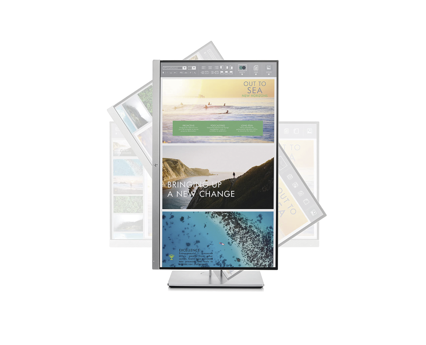 HP ELITEDISPLAY E233 / 23" / FULLHD / ERGONOMICO / PANEL IPS ¡NUEVO!