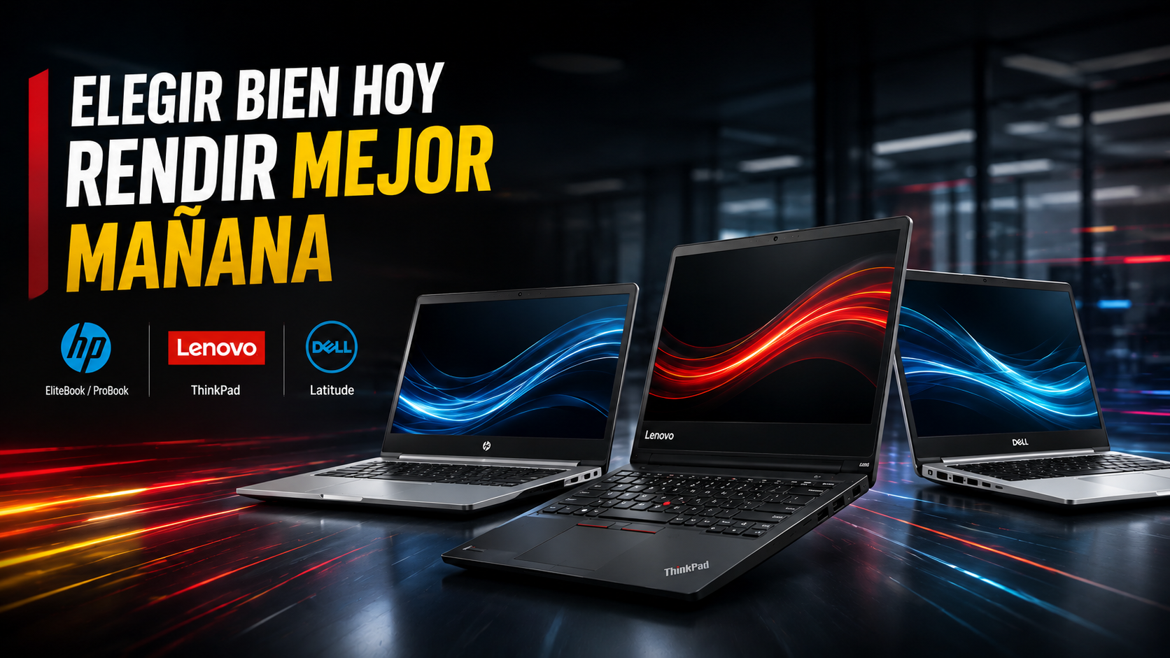 Portátil para empresa: cómo elegir entre EliteBook, ThinkPad y Latitude