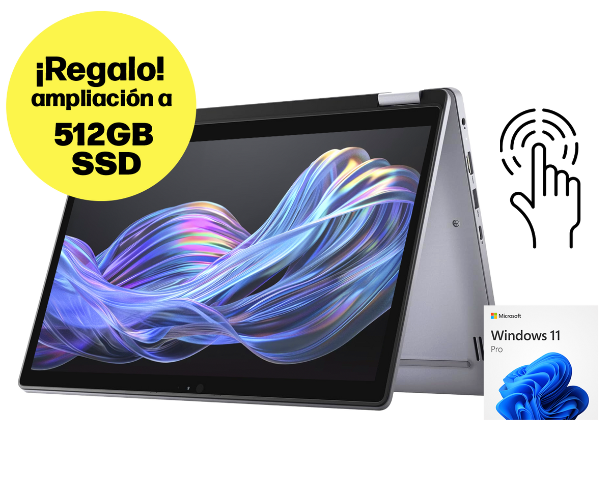 Dell Latitude 3310 2in1 ¡REGALO AMPLIACIÓN 512GB SSD! / Core i5 8265u 1,6ghz / 8Gb ram / 256Gb ssd m.2 / 13" FullHd Táctil / Win 11 Pro / ¡Liquidación!