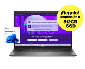 Dell Latitude 5520 ¡REGALO AMPLIACIÓN A 512GB SSD! / Core i5 1145G7 2,6ghz / 16Gb ram / 256Gb ssd m.2 / 15" FullHD / Win 11 Pro ¡Liquidación!