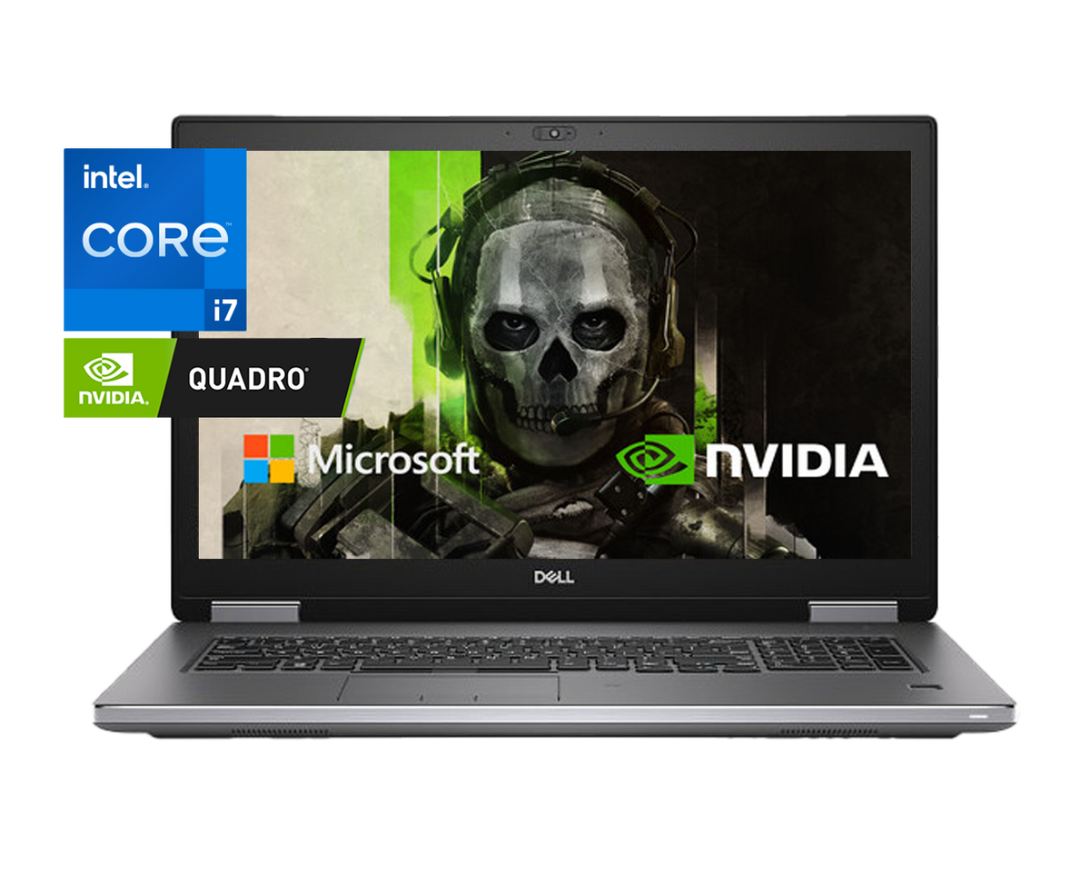 Dell Precision 7740 / Core i7 9850H 2,6Ghz / 32Gb ram / 512Gb ssd/  Nvidia Quadro RTX 3000 4G / 17" FullHD / Win 11 pro / ¡Liquidación!