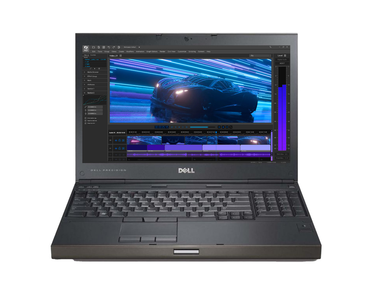 Dell Precision M4600 / Core i7VPRO 2720qm 2,2ghz / 8Gb ram / 500Gb / 15" / Nvidia Quadro 1000M 2Gb / Win 10 Pro / ¡Liquidación!