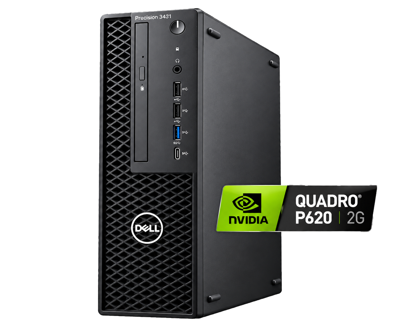 Dell Precision 3431 i7-8700, 8GB, SSD 256GB, Quadro P620, ¡Ex-demo!
