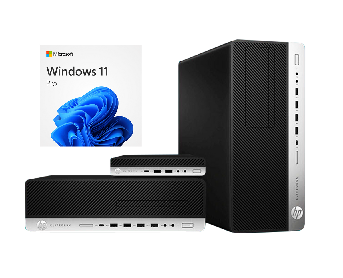 HP Elitedesk 800 G5 / Core i3 9100 3,6ghz / 8Gb ram / 256Gb ssd M.2 / Win 11 Pro ¡Liquidación!
