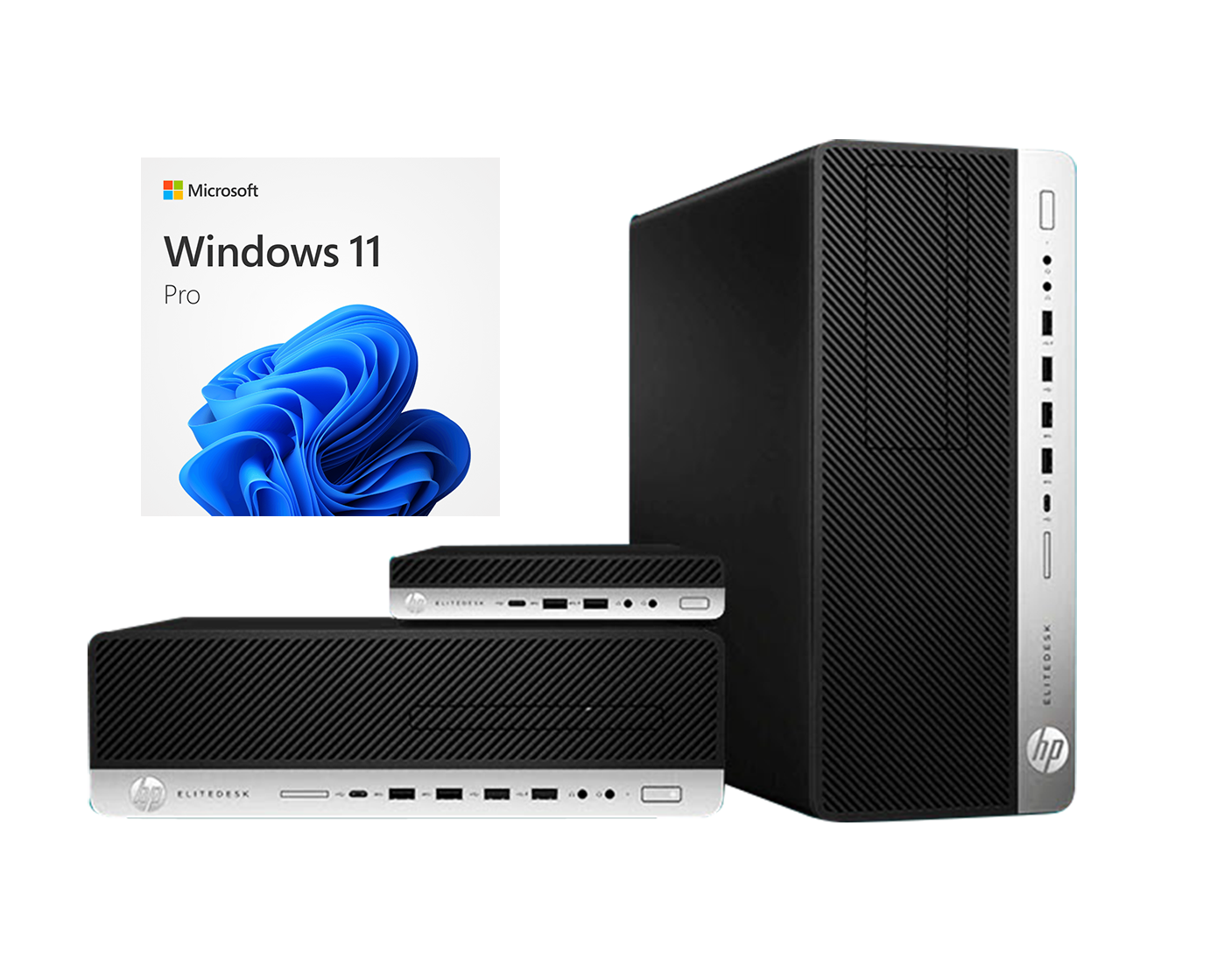 HP Elitedesk 800 G5 / Core i3 9100 3,6ghz / 8Gb ram / 256Gb ssd M.2 / Win 11 Pro ¡Liquidación!