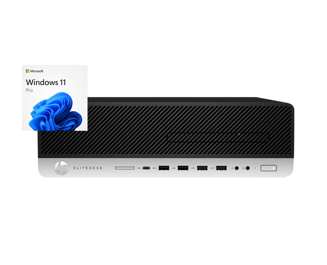 HP Elitedesk 800 G5 + HP Elitedisplay E233 / Core i3 9100 3,6ghz / 8Gb ram / 500Gb / 23" FullHd / Win 11 Pro / ¡Liquidación!