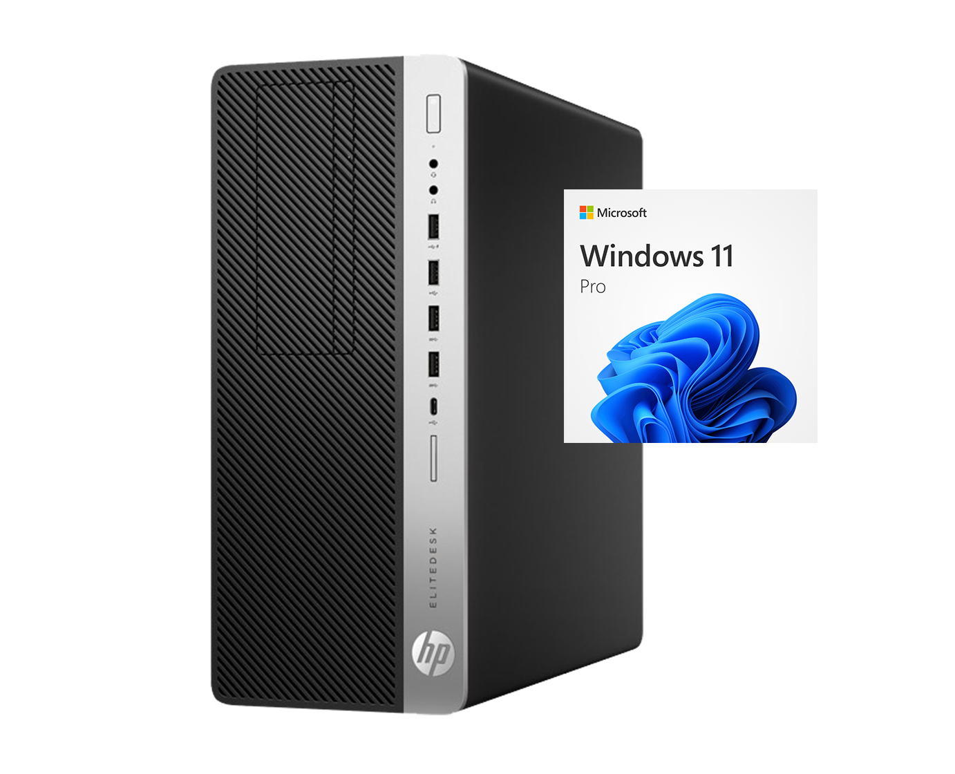 HP Elitedesk 800 G5 ¡CON DOBLE DISCO! / Core i5 9600 3.1ghz / 8Gb ram / 256Gb ssd M.2 + 1Tb / Win 11 Pro ¡Liquidación!