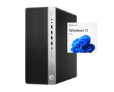 HP Elitedesk 800 G5 ¡CON DOBLE DISCO! / Core i5 9600 3.1ghz / 8Gb ram / 256Gb ssd M.2 + 1Tb / Win 11 Pro ¡Liquidación!