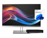 HP Elitedesk 800 G6 + E24 G4 i5‑10500, 8GB, SSD 256GB, 24” FHD, ¡Ex-demo!