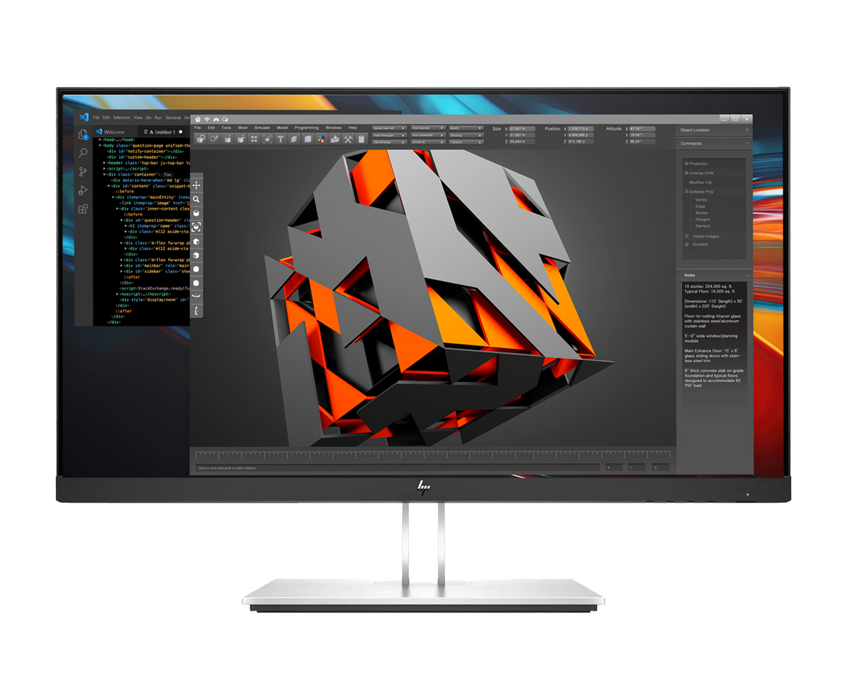 HP E27 G4 / 27"FullHd / HDMI / Display Port / Ergonómico / Panel IPS ¡Ex-demo!