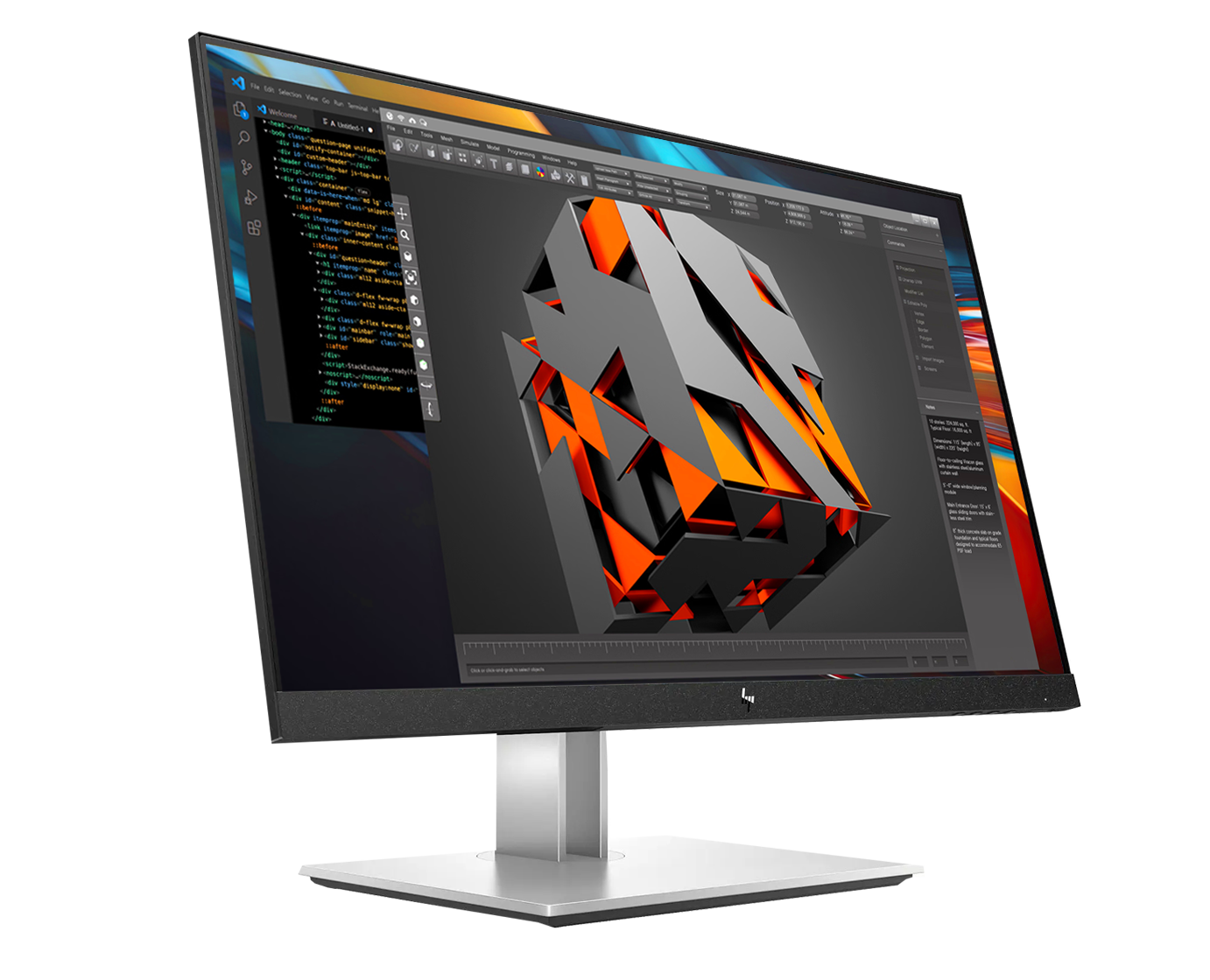 HP E27 G4 / 27"FullHd / HDMI / Display Port / Ergonómico / Panel IPS ¡Ex-demo!
