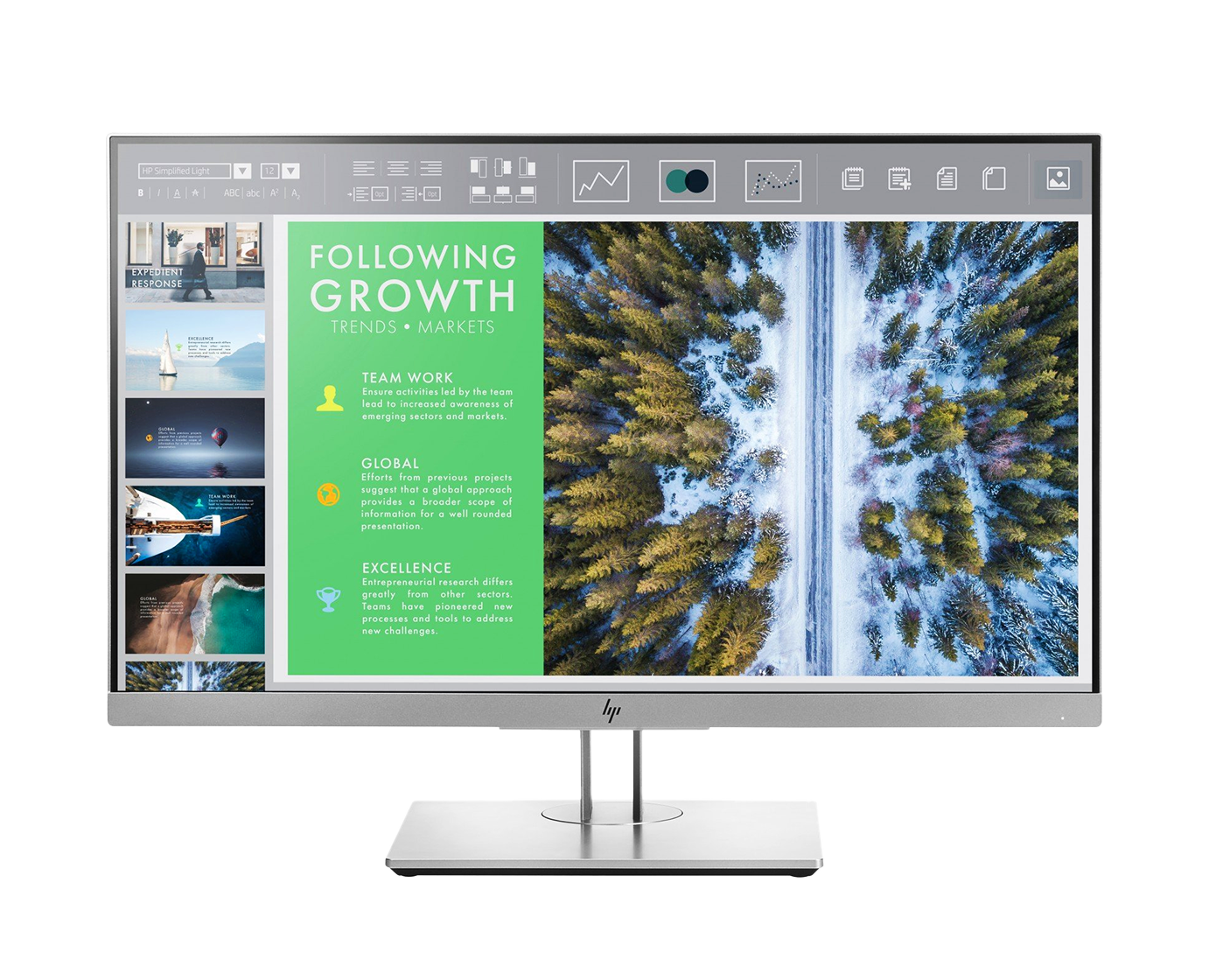 Hp Elitedisplay E243 / 21" FullHd  / HDMI / Display Port / Ergonómico / ¡Liquidación!