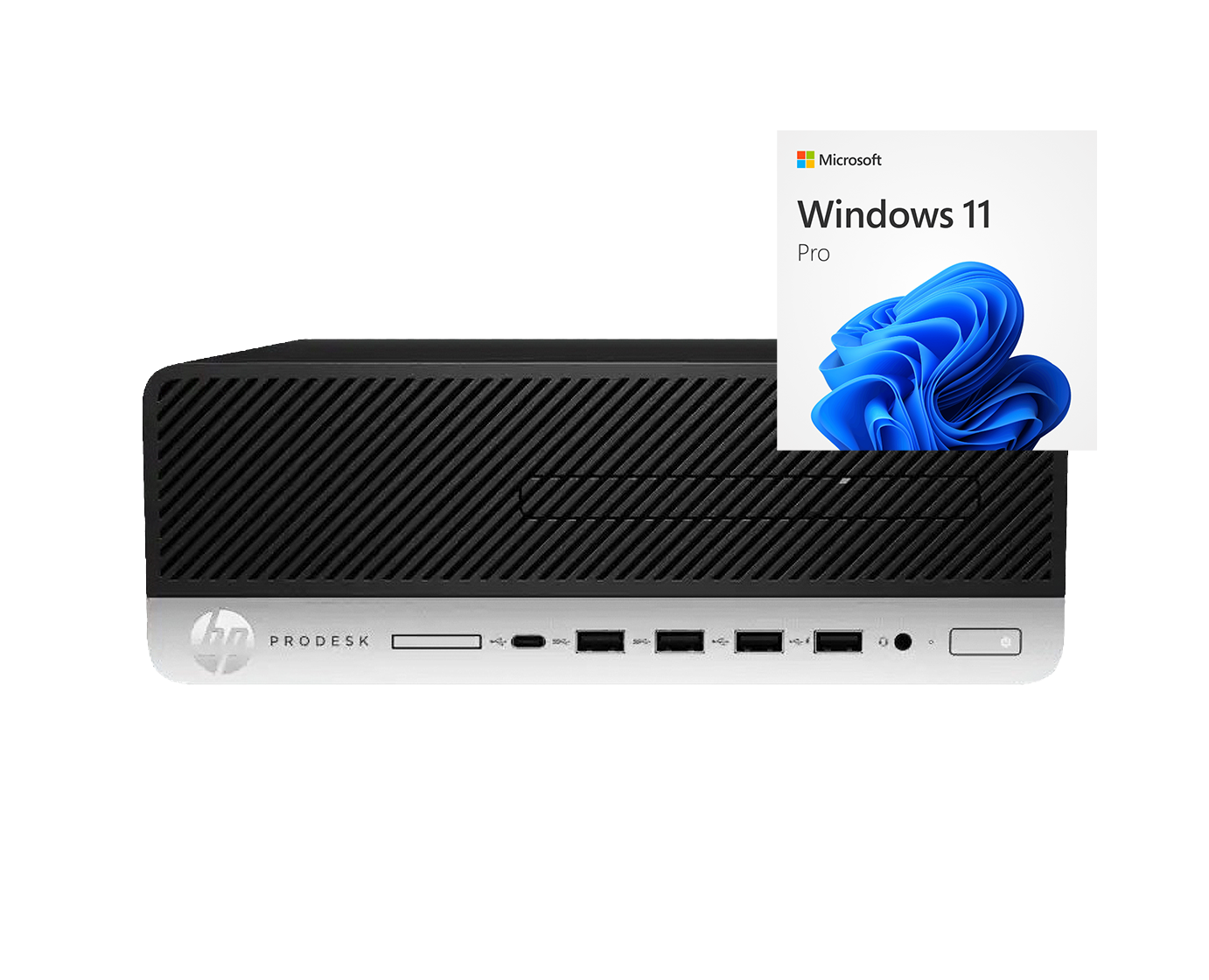 HP Prodesk 600 G4 / P. Gold G5400 3,7ghz / 8Gb ram / 256Gb ssd / USB 3.1 / Win 11 Pro ¡Liquidación!