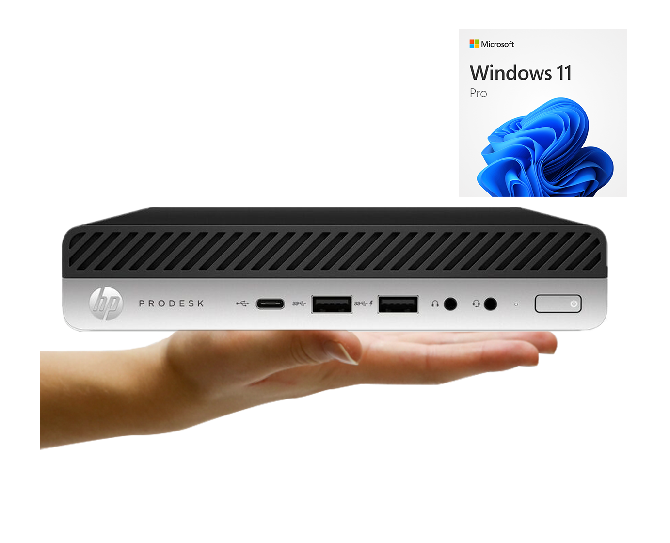 HP ProDesk 600 G5 + EliteDisplay E202 20” i5‑9500T, 8GB, SSD 256GB, HD+, ¡Liquidación!