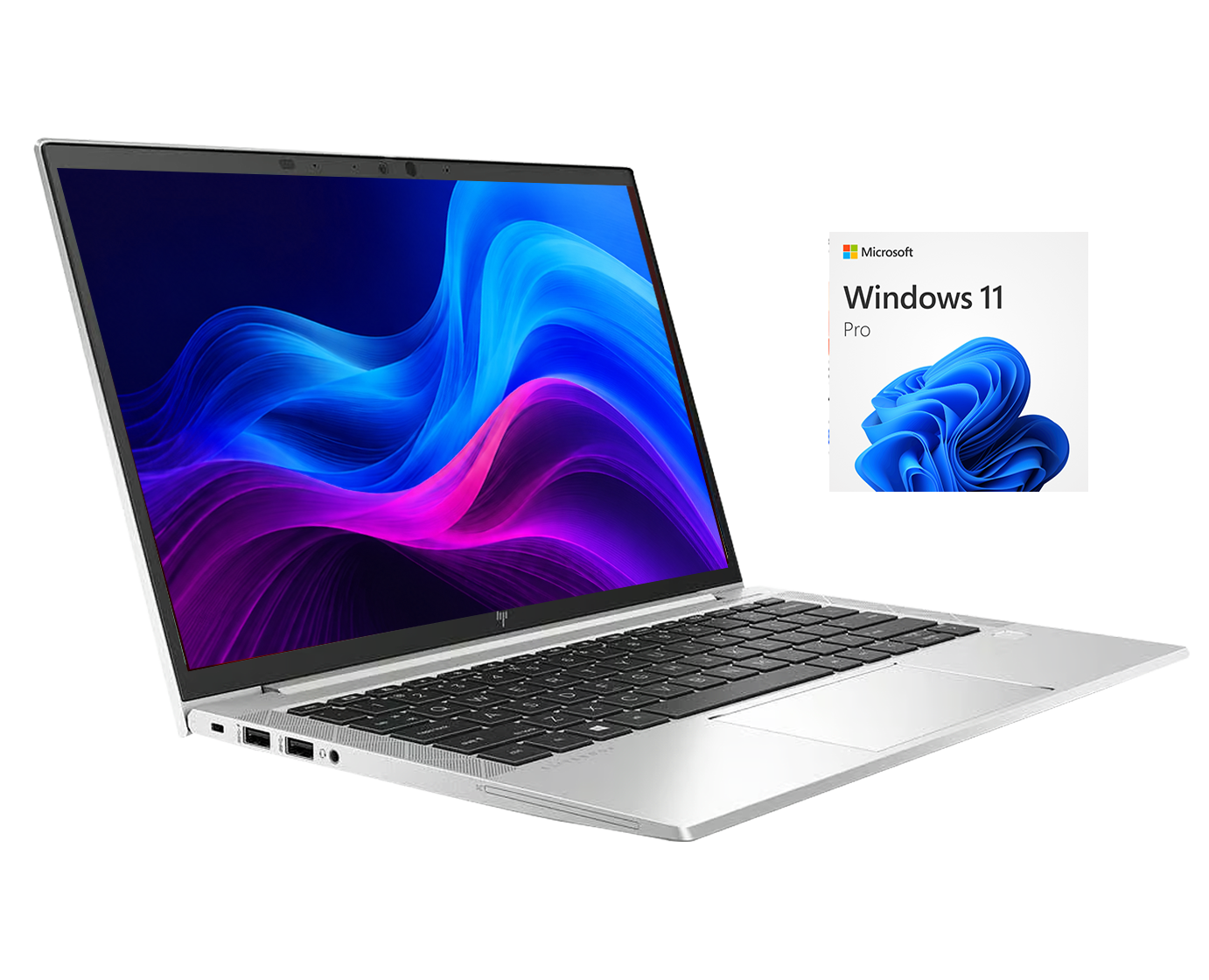 HP Elitebook 830 G8 ¡REGALO 16GB RAM ampliación!  / Core i5 1145g7 2,6ghz / 16Gb ram / 256Gb ssd m.2 nvme / 13" FullHD / Win 11 Pro / ¡Ex-demo!