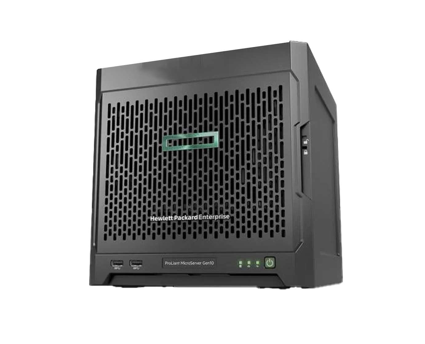 HP ProLiant MicroServer Gen10, Opteron X3216, 16 GB RAM, 2×256 GB SSD + 2×2 TB HDD, ¡Ex‑demo!