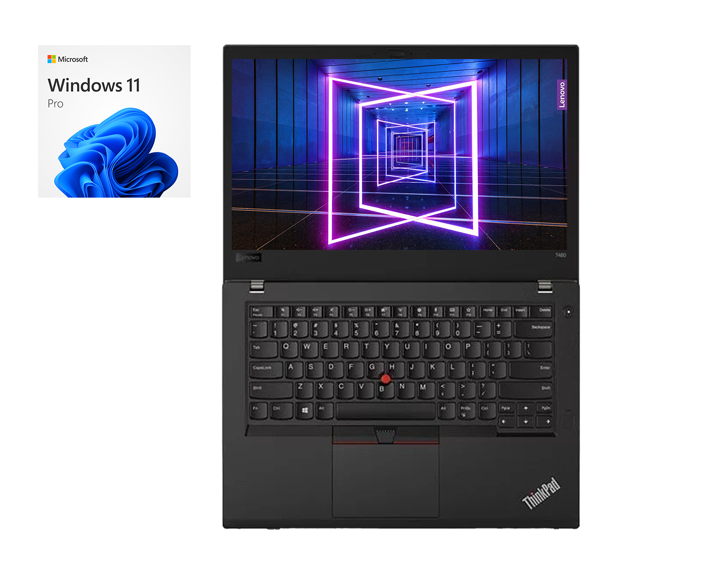 Lenovo Thinkpad T480 / Core i5 8250u 1,6Ghz / 8Gb ram / 256Gb ssd / 14"HD / Win 11 Pro / ¡Liquidacion!