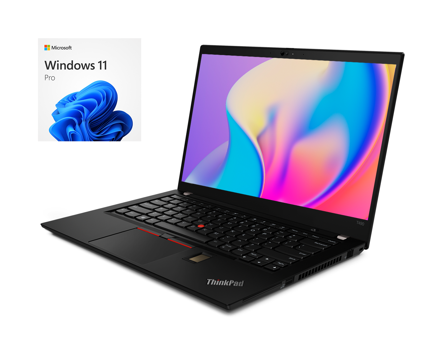 Lenovo Thinkpad T490S ¡TÁCTIL! / Core i5 8365u 1,6ghz / 16Gb ram / 256Gb ssd / 14"FullHd Táctil / Win 11 Pro / ¡Ex-demo!
