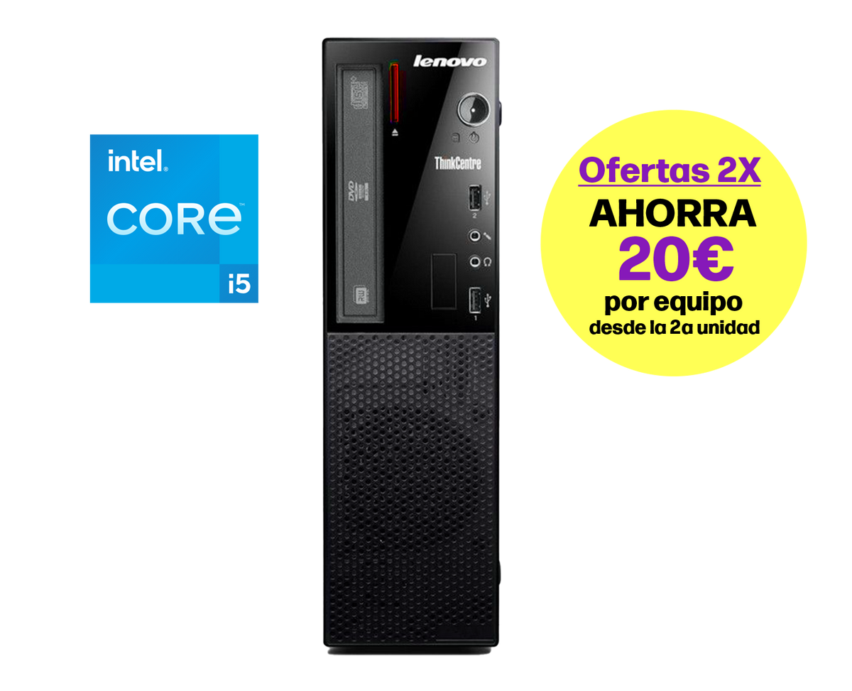 Lenovo Thinkcentre E73 / Core i5 4590s 3ghz / 8Gb ram / 500Gb / Win 10 Pro ¡Liquidación!