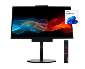 Lenovo ThinkCentre M920Q + A17TIO22 21.5” i5‑8500T, 8GB, 500GB sata, FHD, Webcam, ¡Liquidación!
