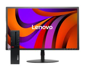 Pack Lenovo M920s + monitor Lenovo T2424PA / Core I5 8500 3ghz / 8Gb ram / 500Gb / 24" FullHD / Win 10 Pro "Ex-demo"