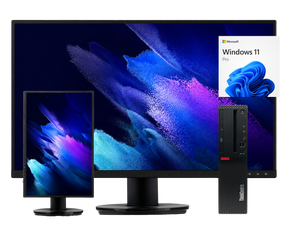 Lenovo M920S + V7 L238DPH 24” i5‑8500, 8GB, 500GB, FHD Ergonómico, ¡Ex‑demo!