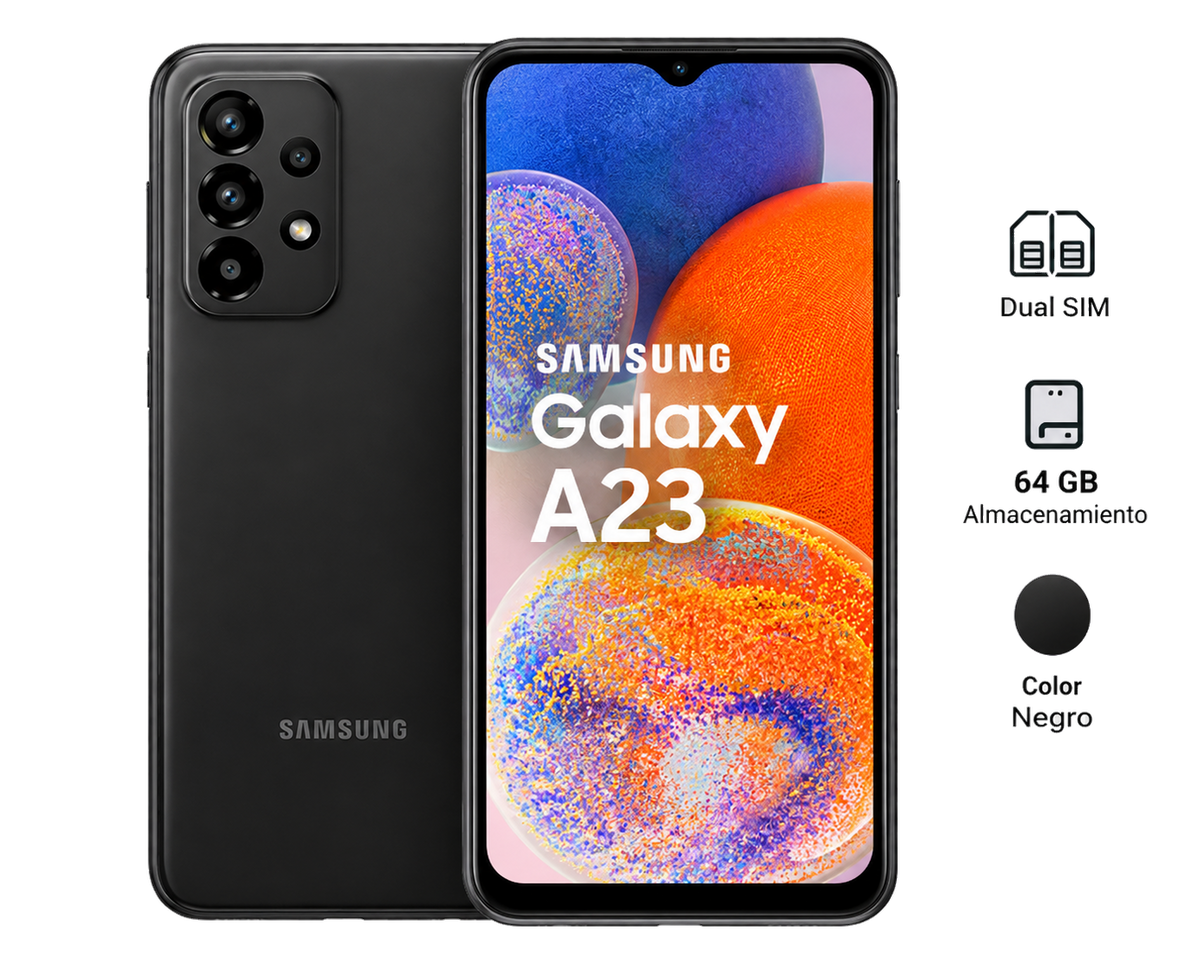 Samsung Galaxy A23, 64Gb, 5G, Dual-Sim, Negro ¡Ex-demo!
