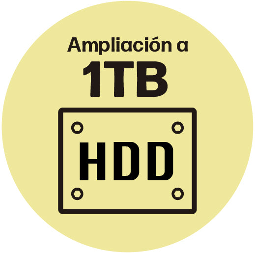 Ampliación a disco duro 1TB SATA - venta exclusiva con la compra de un portátil o cpu (se sustituirá por el disco actual)