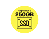 Ampliación a disco duro ssd de 250Gb - venta exclusiva con la compra de un portátil o cpu (se sustituirá por el disco actual)