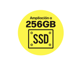 Ampliación a disco duro SSD 256GB  2,5" SOLO PARA CPU ( se sustituirá por el disco actual)