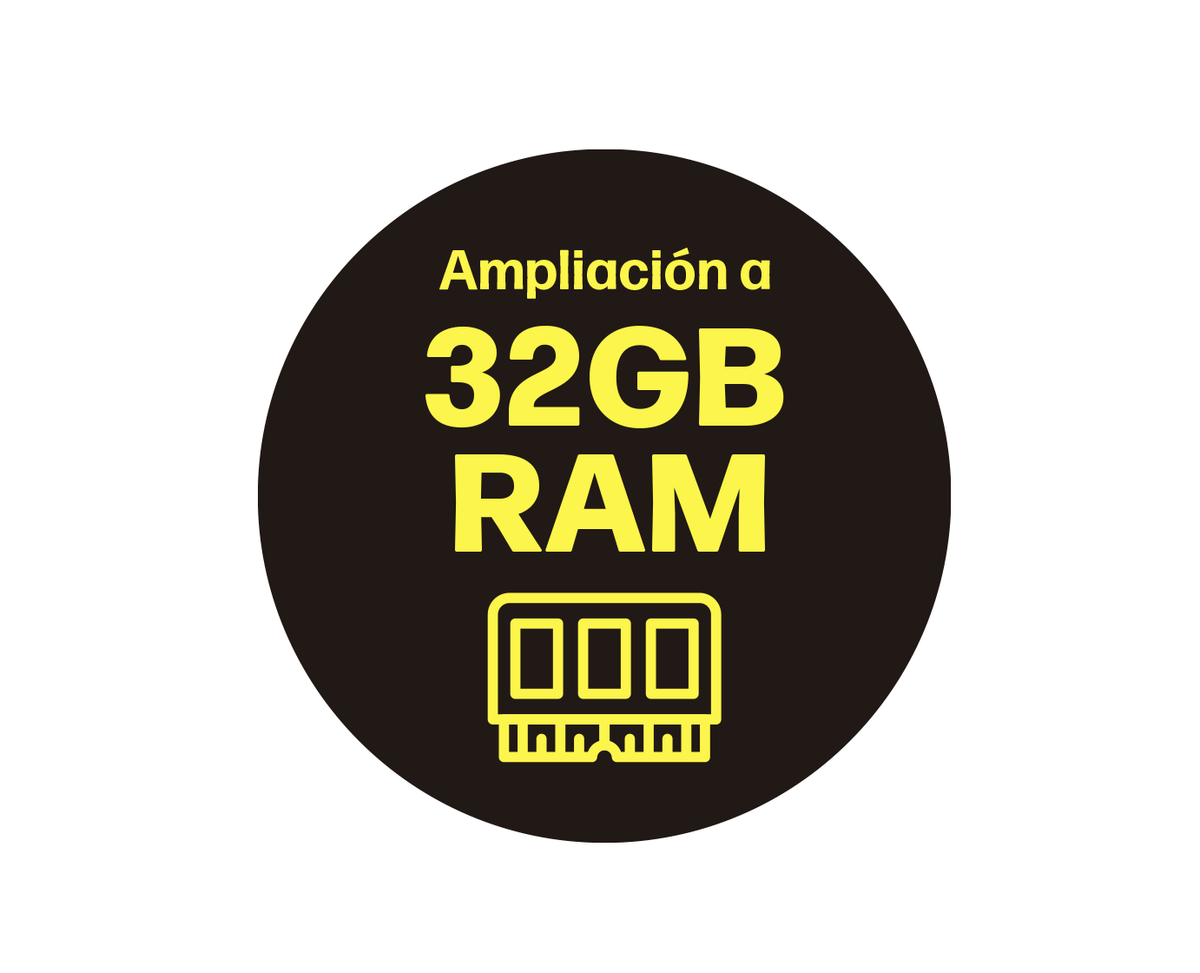 Ampliación Ram Ecc de 16Gb a 32Gb - venta exclusiva con la compra de una workstation