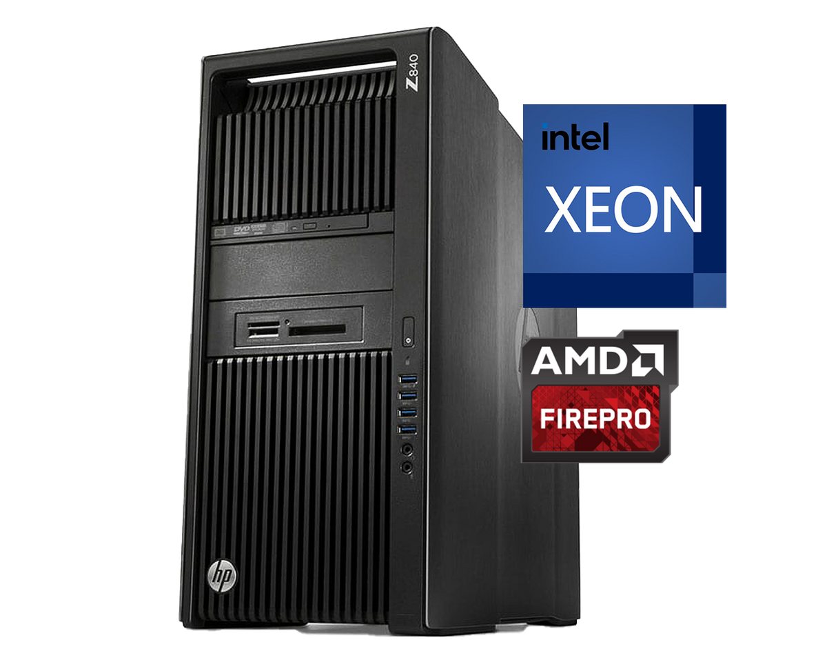 HP Z840 Doble Xeon E5‑2667V3, 64GB, SSD 512GB + 2TBx2, FirePro V4800, ¡Liquidación!